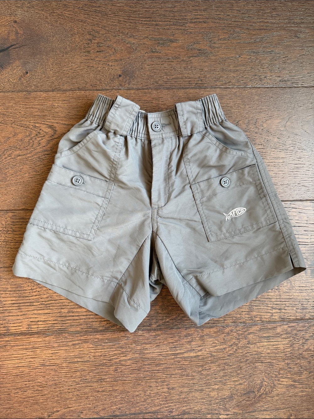 AFTCO Kids Shorts with Front Patch Pockets